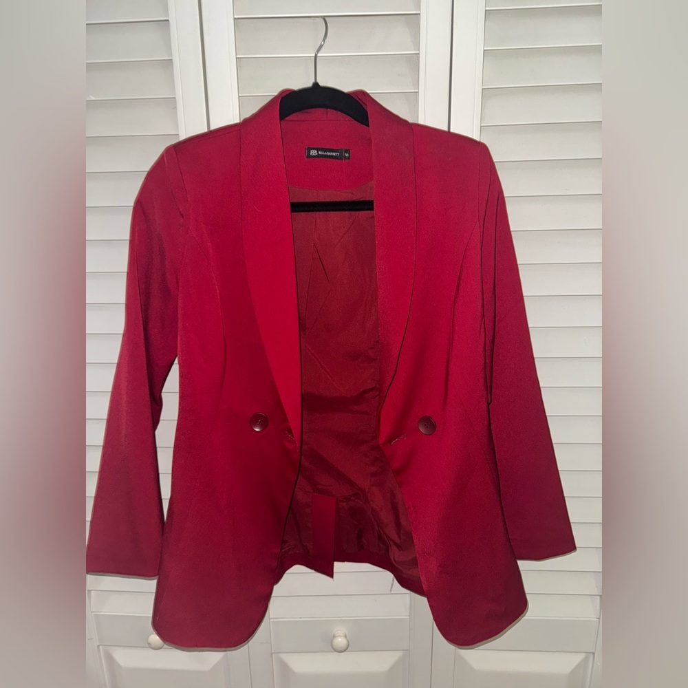 Bella Barnett Bold Red Women's Blazer